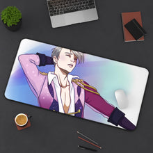 Load image into Gallery viewer, Yuri!!! On Ice Mouse Pad (Desk Mat) On Desk
