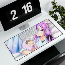 Load image into Gallery viewer, Anime Girl Mouse Pad (Desk Mat) With Laptop
