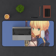Cargar imagen en el visor de la galería, Saber Lily Mouse Pad (Desk Mat) With Laptop
