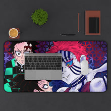 Load image into Gallery viewer, Akaza (Demon Slayer: Kimetsu no Yaiba) Mouse Pad (Desk Mat) With Laptop
