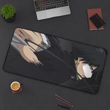 Load image into Gallery viewer, Darker Than Black Hei Mouse Pad (Desk Mat) On Desk
