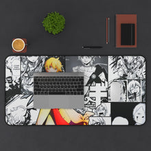 Load image into Gallery viewer, Magi: The Labyrinth Of Magic Alibaba Saluja, Japanese Desk Mat Mouse Pad (Desk Mat) With Laptop
