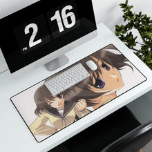 Load image into Gallery viewer, Myself ; Yourself Mouse Pad (Desk Mat) With Laptop
