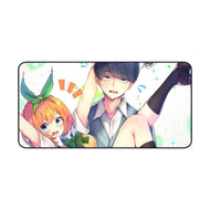 The Quintessential Quintuplets Yotsuba Nakano, Fuutarou Uesugi Mouse Pad (Desk Mat)