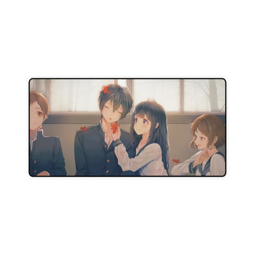 Hyouka Eru Chitanda, Satoshi Fukube, Mayaka Ibara Mouse Pad (Desk Mat)