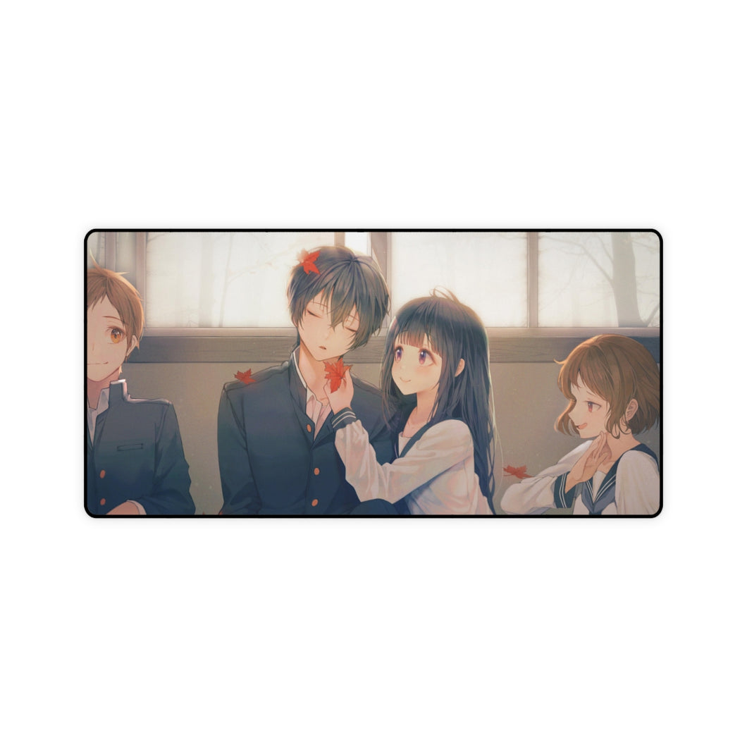 Hyouka Eru Chitanda, Satoshi Fukube, Mayaka Ibara Mouse Pad (Desk Mat)