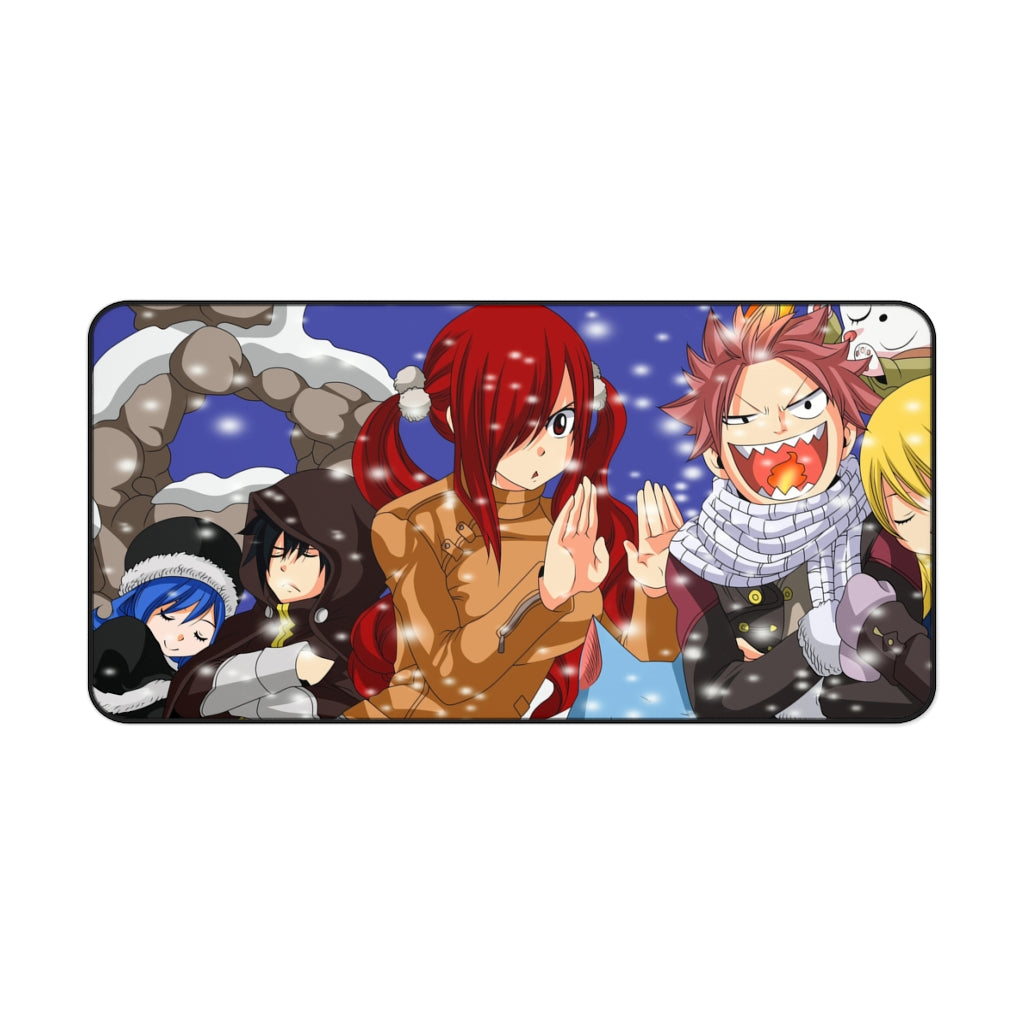 Fairy Tail Natsu Dragneel, Erza Scarlet, Gray Fullbuster, Lucy Heartfilia, Happy Mouse Pad (Desk Mat)