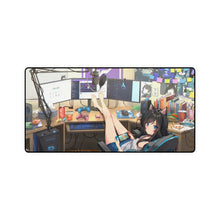 Load image into Gallery viewer, Anime, Girl, Gaming, Desktop, Setup, Mouse Pad (Desk Mat)
