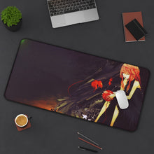 Load image into Gallery viewer, Guilty Crown Inori Yuzuriha Mouse Pad (Desk Mat) On Desk
