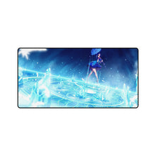 Load image into Gallery viewer, Blue Anime Girl Mouse Pad (Desk Mat)
