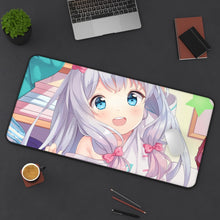 Load image into Gallery viewer, EroManga-Sensei Mouse Pad (Desk Mat) On Desk
