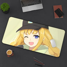 Load image into Gallery viewer, Ya Boy Kongming! Eiko Tsukimi Mouse Pad (Desk Mat) On Desk
