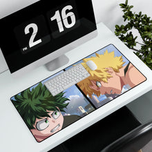 Load image into Gallery viewer, My Hero Academia Izuku Midoriya, Katsuki Bakugou Mouse Pad (Desk Mat) With Laptop

