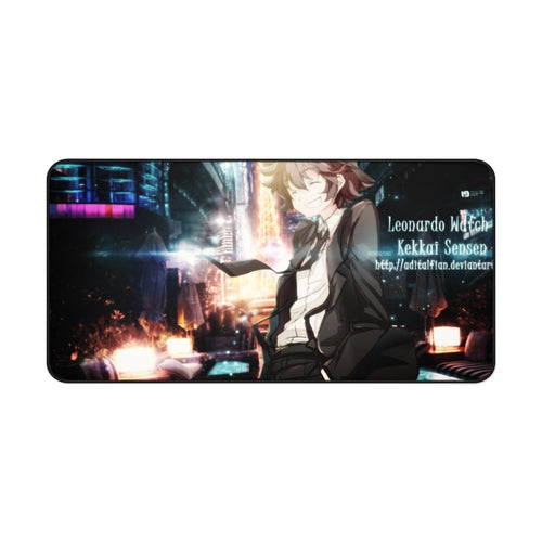 Blood Blockade Battlefront Leonardo Watch Mouse Pad (Desk Mat)