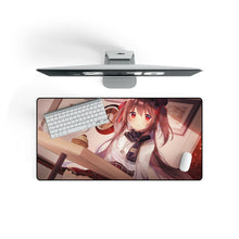 Load image into Gallery viewer, Anime Girl Mouse Pad (Desk Mat) On Desk
