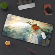 Load image into Gallery viewer, The Promised Neverland Emma Mouse Pad (Desk Mat) On Desk
