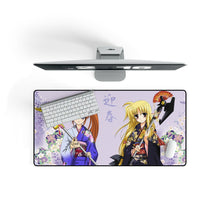 Load image into Gallery viewer, Magical Girl Lyrical Nanoha Strikers Mouse Pad (Desk Mat) On Desk
