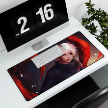 Load image into Gallery viewer, Tokyo Ghoul Ken Kaneki Mouse Pad (Desk Mat) With Laptop
