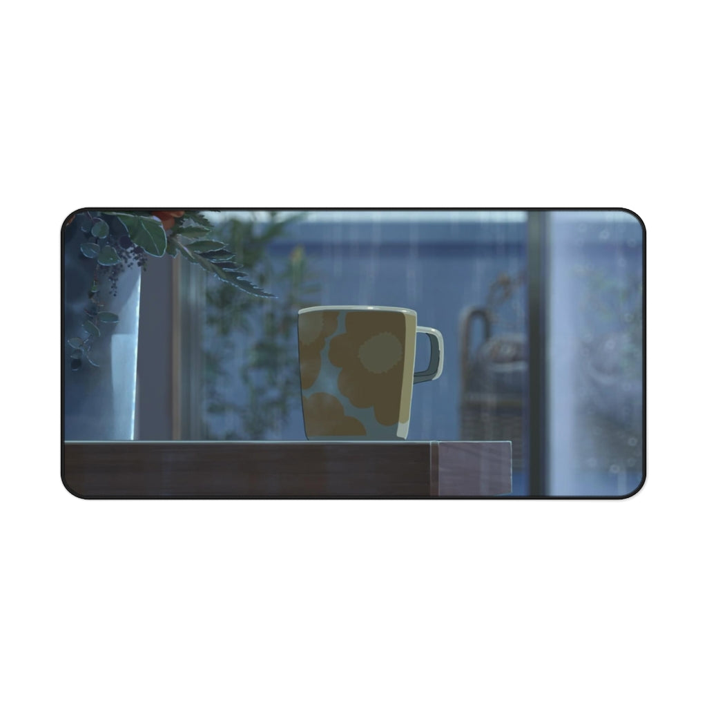 Coffee cup on a table Mouse Pad (Desk Mat)