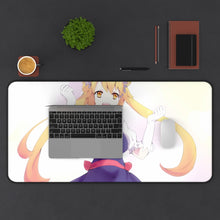 Load image into Gallery viewer, Miss Kobayashi&#39;s Dragon Maid Kobayashi San Chi No Maid Dragon, Tohru Mouse Pad (Desk Mat) With Laptop
