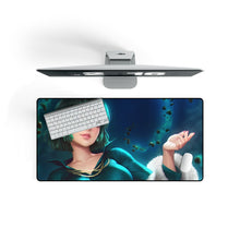 Load image into Gallery viewer, Anime One-Punch Man Mouse Pad (Desk Mat) On Desk
