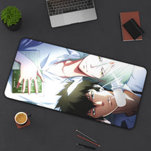 Load image into Gallery viewer, Protagonist and Antagonist Faces Mouse Pad (Desk Mat) On Desk
