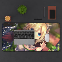 Load image into Gallery viewer, Is The Order A Rabbit? Mouse Pad (Desk Mat) With Laptop
