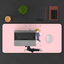Load image into Gallery viewer, Mob Psycho 100 Arataka Reigen, Shigeo Kageyama Mouse Pad (Desk Mat) With Laptop

