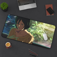 Load image into Gallery viewer, The Garden Of Words Mouse Pad (Desk Mat) On Desk
