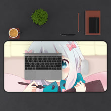 Load image into Gallery viewer, EroManga-Sensei Mouse Pad (Desk Mat) With Laptop
