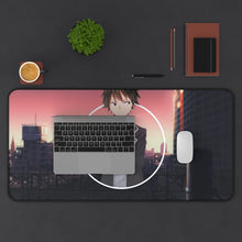 Load image into Gallery viewer, Hachiman Hikigaya Mouse Pad (Desk Mat) With Laptop
