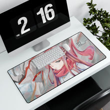 Load image into Gallery viewer, Kawaii Zero Two Mouse Pad (Desk Mat) With Laptop
