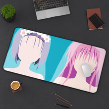 Load image into Gallery viewer, haruna y lala to love ru minimalist Mouse Pad (Desk Mat) On Desk
