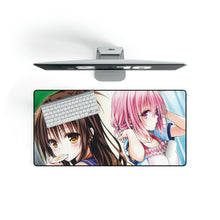 Load image into Gallery viewer, Momo Belia Deviluke &amp; Yuuki Mikan Mouse Pad (Desk Mat)
