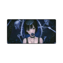 Load image into Gallery viewer, Anime Girl Skeleton Skulls Mouse Pad (Desk Mat)
