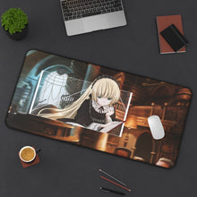 Load image into Gallery viewer, Victorique de Blois Mouse Pad (Desk Mat) On Desk
