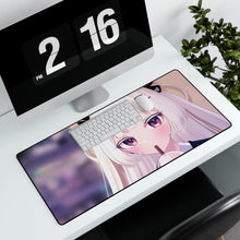 Load image into Gallery viewer, Anime Girl Mouse Pad (Desk Mat) With Laptop
