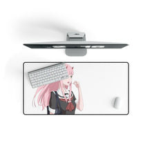 Load image into Gallery viewer, Zero Two Mouse Pad (Desk Mat) On Desk
