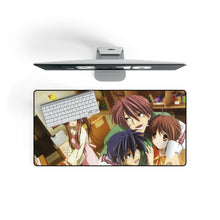 Load image into Gallery viewer, Clannad Tomoya Okazaki, Nagisa Furukawa, Akio Furukawa, Sanae Furukawa Mouse Pad (Desk Mat) On Desk
