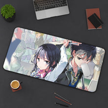 Load image into Gallery viewer, Masamune-kun&#39;s Revenge Aki Adagaki, Masamune Makabe, Yoshino Koiwai, Tae Futaba Mouse Pad (Desk Mat) On Desk

