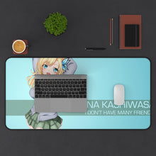 Load image into Gallery viewer, Boku Wa Tomodachi Ga Sukunai Sena Kashiwazaki Mouse Pad (Desk Mat) With Laptop
