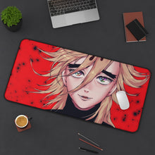 Load image into Gallery viewer, Demon Slayer: Kimetsu No Yaiba Mouse Pad (Desk Mat) On Desk
