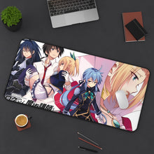 Load image into Gallery viewer, Rokudenashi Majutsu Koushi To Akashic Records Glenn Radars, Rumia Tingel, Albert Frazer Mouse Pad (Desk Mat) On Desk
