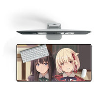 Load image into Gallery viewer, Lycoris Recoil Takina Inoue, Chisato Nishikigi Mouse Pad (Desk Mat) On Desk
