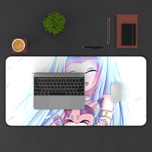 Load image into Gallery viewer, Granblue Fantasy Lyria, Granblue Fantasy Mouse Pad (Desk Mat) With Laptop
