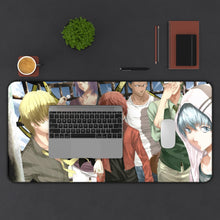 Load image into Gallery viewer, Kuroko&#39;s Basketball Tetsuya Kuroko, Daiki Aomine, Atsushi Murasakibara Mouse Pad (Desk Mat) With Laptop
