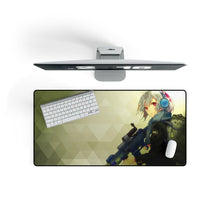 Load image into Gallery viewer, Anime girl gun Mouse Pad (Desk Mat) On Desk
