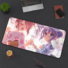 Load image into Gallery viewer, Is The Order A Rabbit? Mouse Pad (Desk Mat) On Desk
