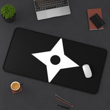 Load image into Gallery viewer, Fūma Clan Symbol Mouse Pad (Desk Mat) On Desk
