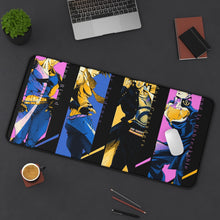 Load image into Gallery viewer, Giorno Giovanna Joseph Joestar Jotaro Kujo Josuke Higashikata and Jonathan Joestar Mouse Pad (Desk Mat) On Desk
